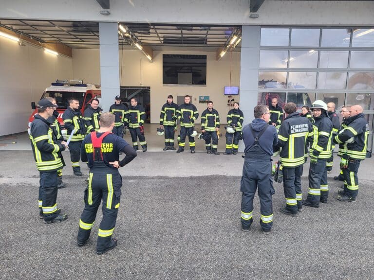 Übungstag der Feuerwehr Gedersdorf